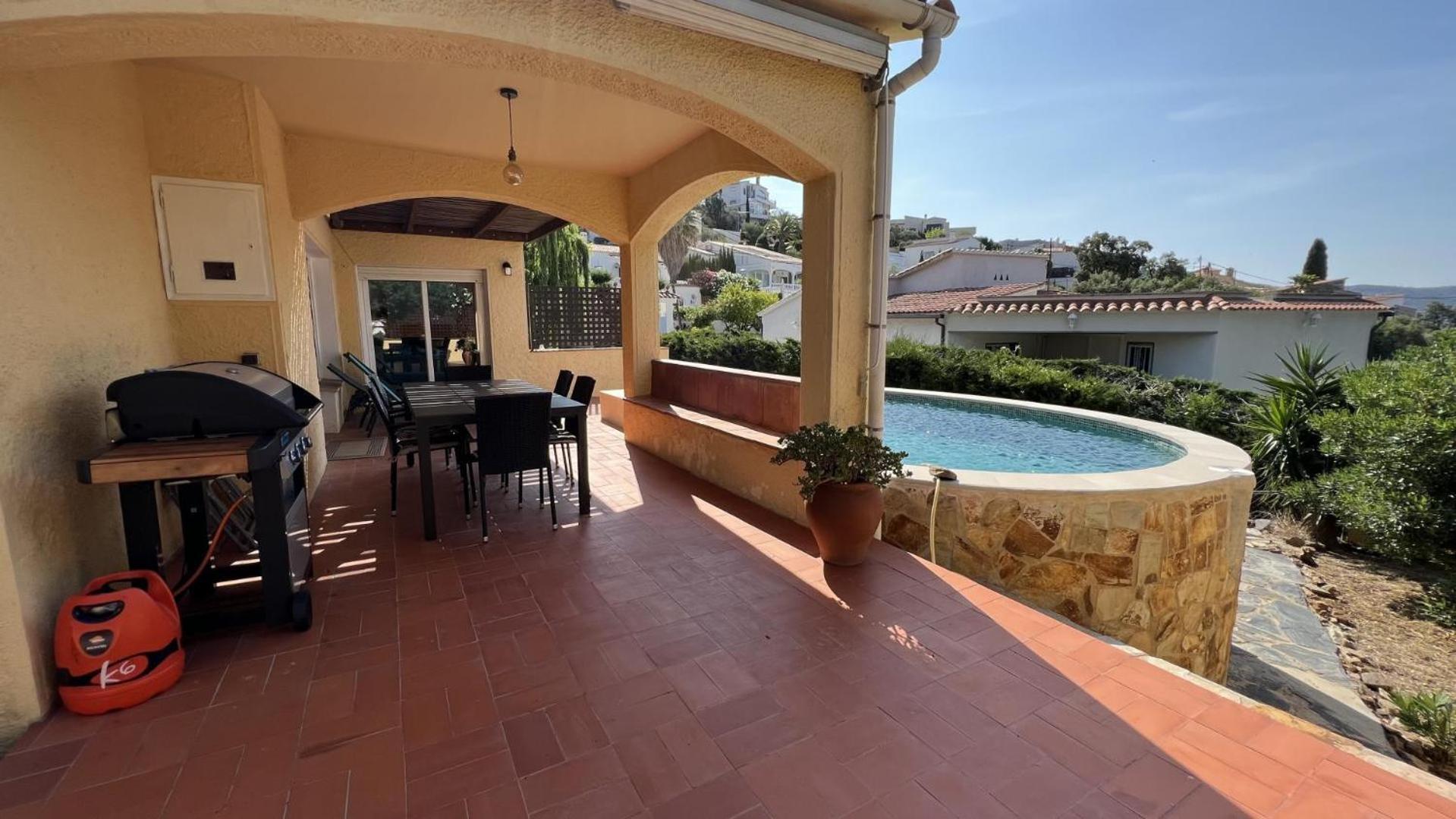 Preciosa Casa En Mas Fumats Con Piscina Y Bonitas Vistas Villa Selva de Mar Eksteriør billede