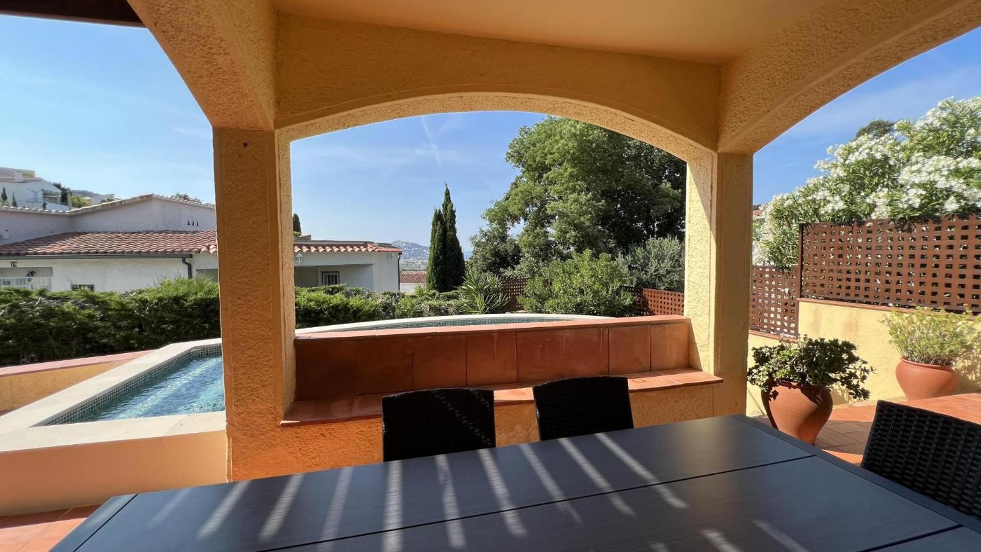 Preciosa Casa En Mas Fumats Con Piscina Y Bonitas Vistas Villa Selva de Mar Eksteriør billede